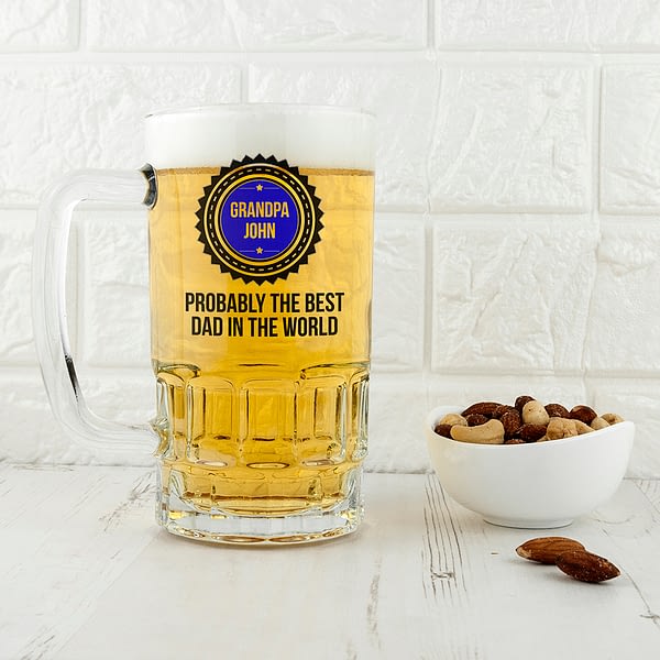 Personalised Probably The Best Beer Glass Tankard