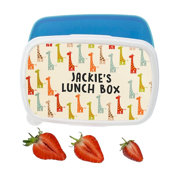 Colourful Giraffe Pattern Lunch Box