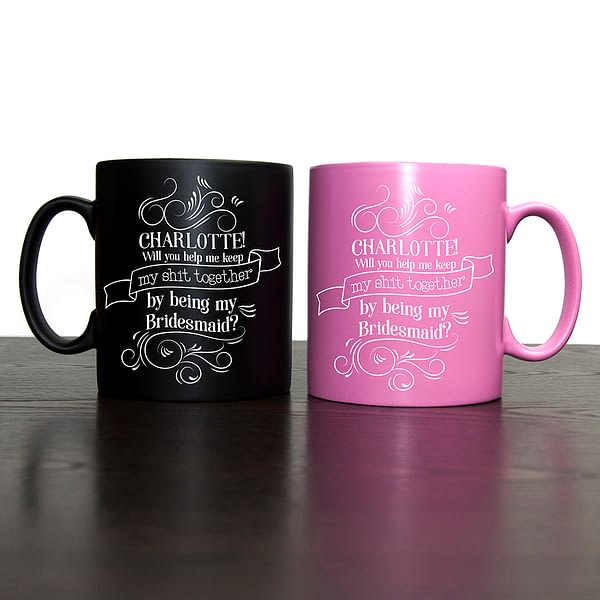 Keep My Shit Together Personalised Bridesmaid Proposal Mug