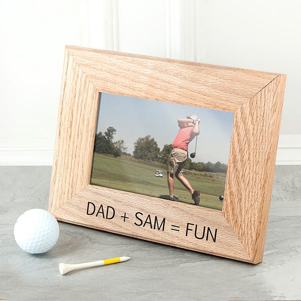 Wordsworth Collection Fun with Dad Engraved Photo Frame