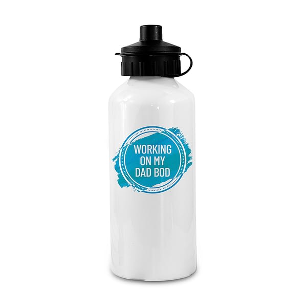 Personalised White Water Bottle