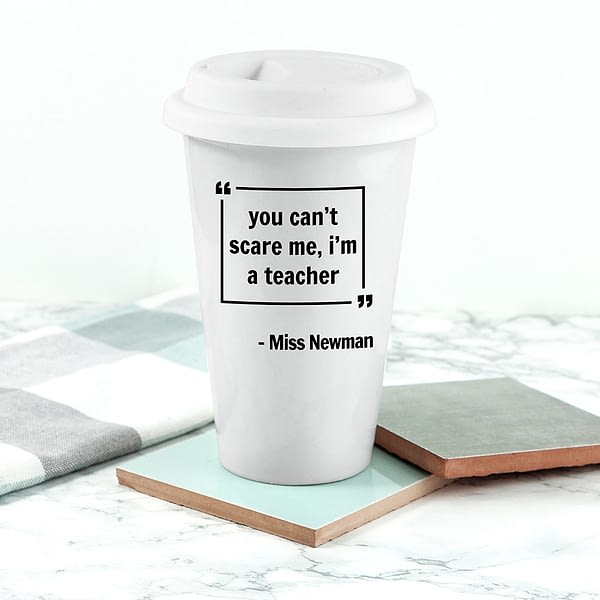 Personalised Words of Wisdom Travel Mug