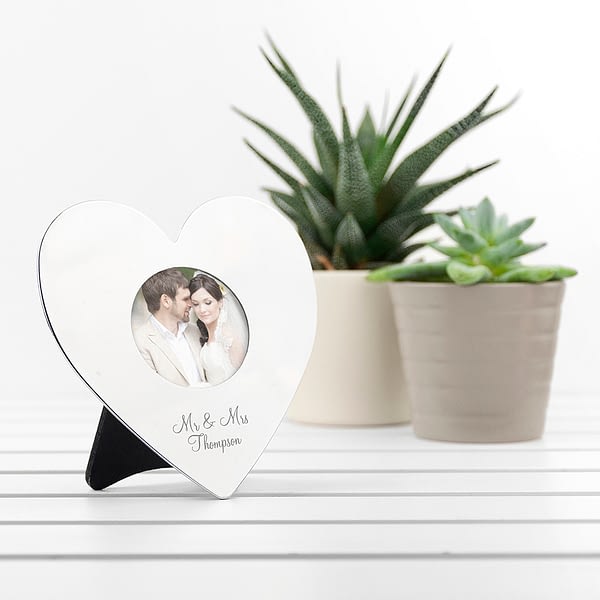 Personalised Heart Photo Frame