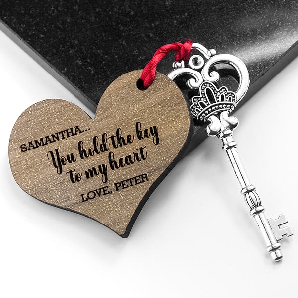 Personalised You Hold My Heart Keepsake