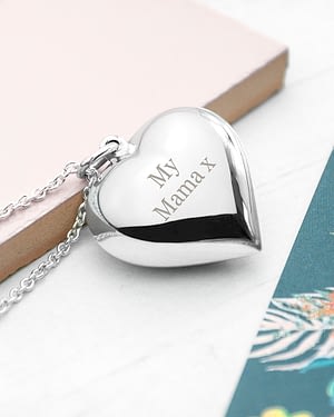 Personalised Cherish Heart Necklace