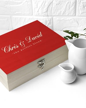 Personalised The Perfect Blend Tea Box