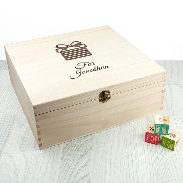 Personalised Surprise Announcement Box