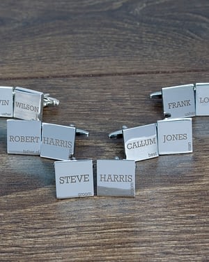 Wedding Group Cufflinks Set of 5