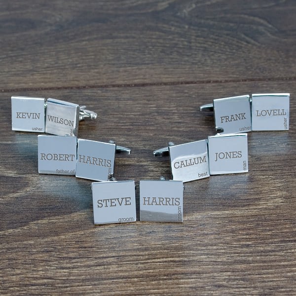 Wedding Group Cufflinks Set of 5