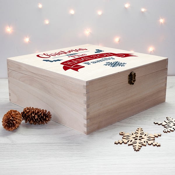 Personalised Our Family's Christmas Eve Box