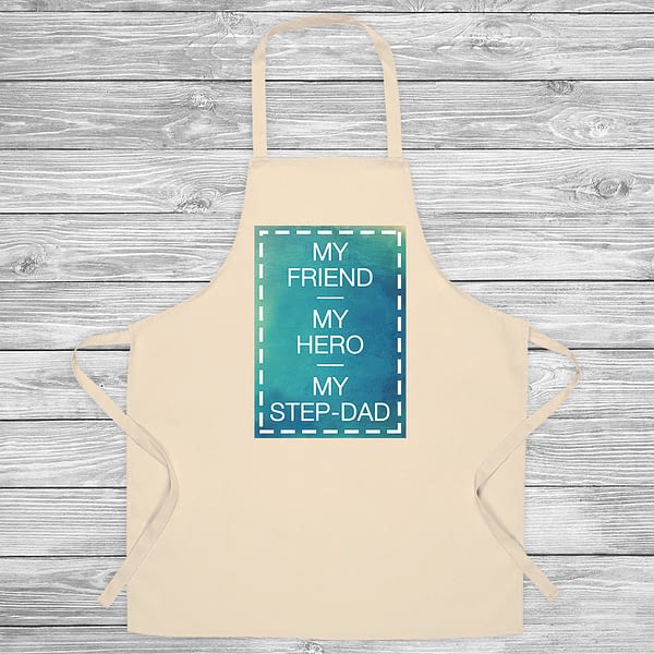 Step Dad Means... Unpersonalised Apron