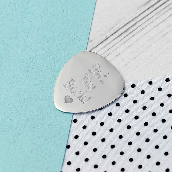 Personalised Dad's Plectrum