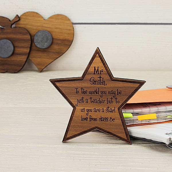 Personalised My Teacher Is A Star Fridge Magnet