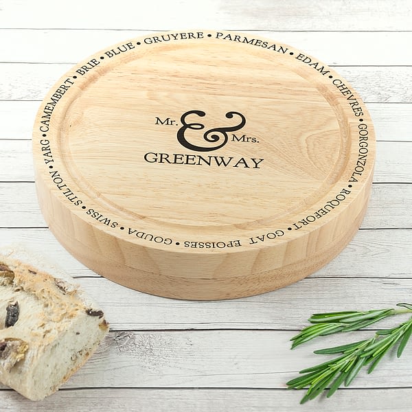 Connoisseur Mr and Mrs Cheese Board Set