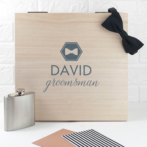 Personalised Classic Groomsman Box