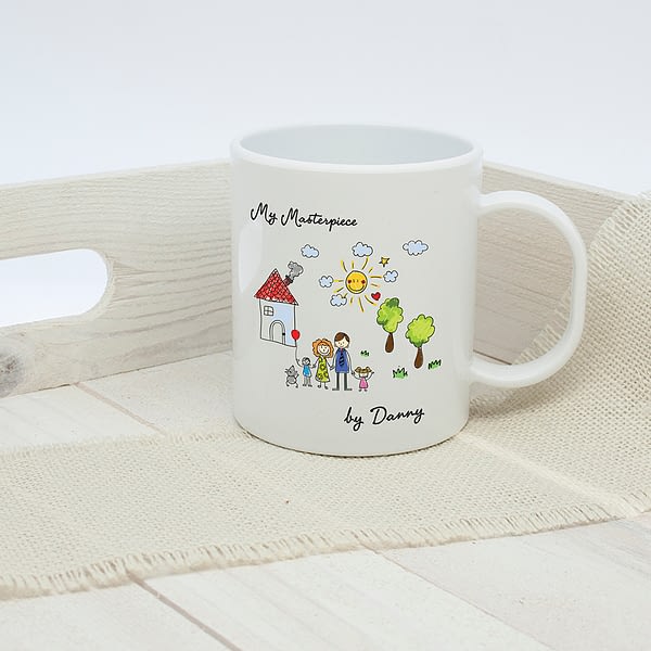 My Mini Masterpiece Personalised Artwork Unbreakable Child's Mug