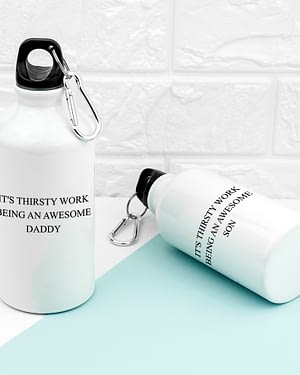 Personalised Daddy & Me Water Bottles