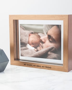 Personalised Metallic Copper Toned Photo Frame