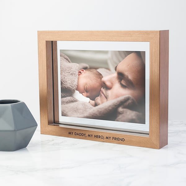 Personalised Metallic Copper Toned Photo Frame