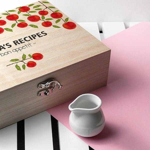 Personalised Orchard Recipe Box