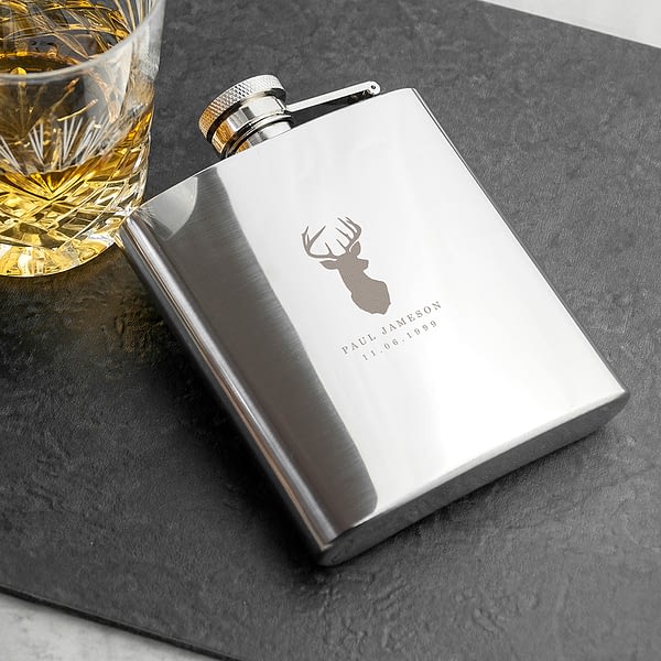 Stag 6oz Hip Flask