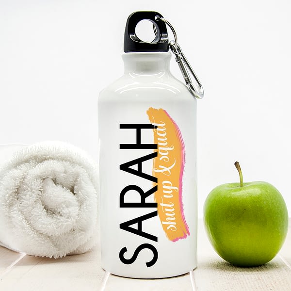 Personalised Just Do It Water Bottle