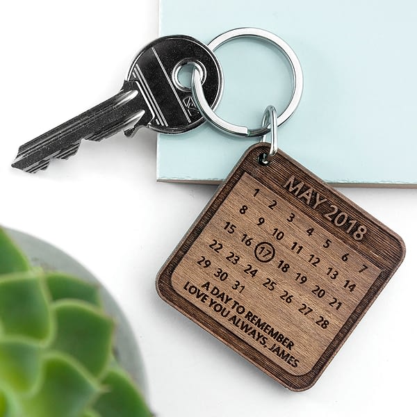 Personalised A Day To Remember Square Keyring