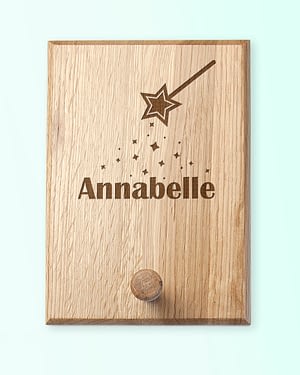 Personalised Fairy Dust Peg Hook