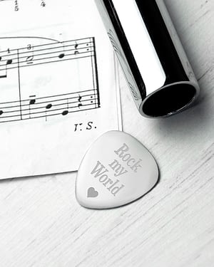 Personalised Romantic Plectrum