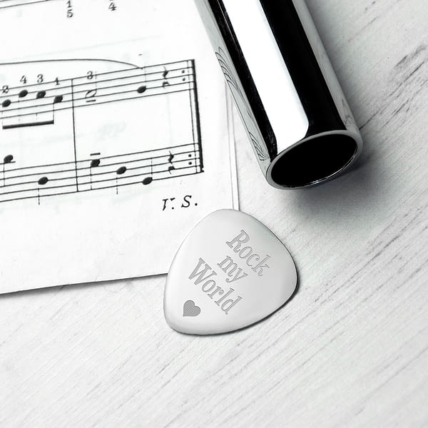 Personalised Romantic Plectrum