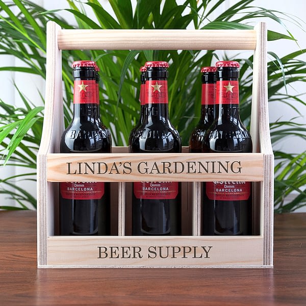 Personalised Garden Beer Trug