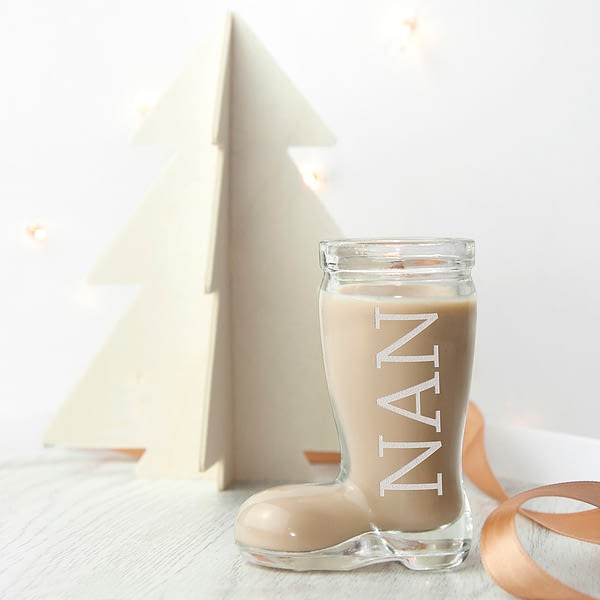 Personalised Santa Boot Shot Glass