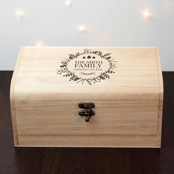 Personalised Traditional Family Christmas Eve Chest