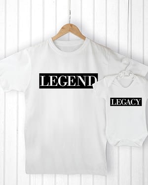 Personalised Daddy and Me Legendary Set