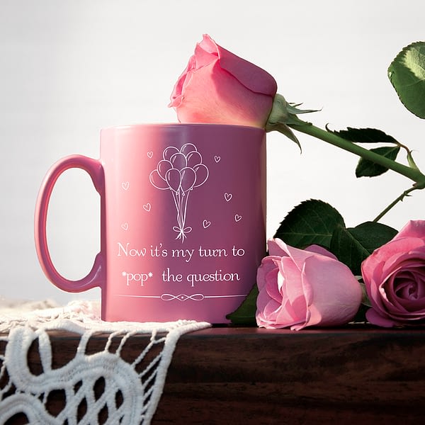 My Turn To Pop The Question Personalised Proposal Mug