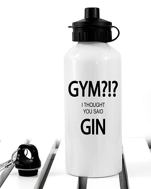 Gym!? I Thought You Said Gin Personalised Water Bottle