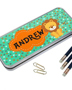 Happy Lion Pencil Case