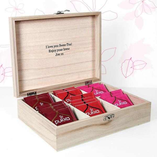 Tea Box With Name