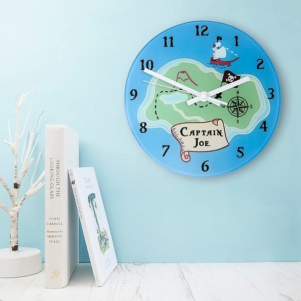 Arrrr! Personalised Pirate Wall Clock