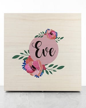 Personalised Blooming Flower Bridesmaid Box