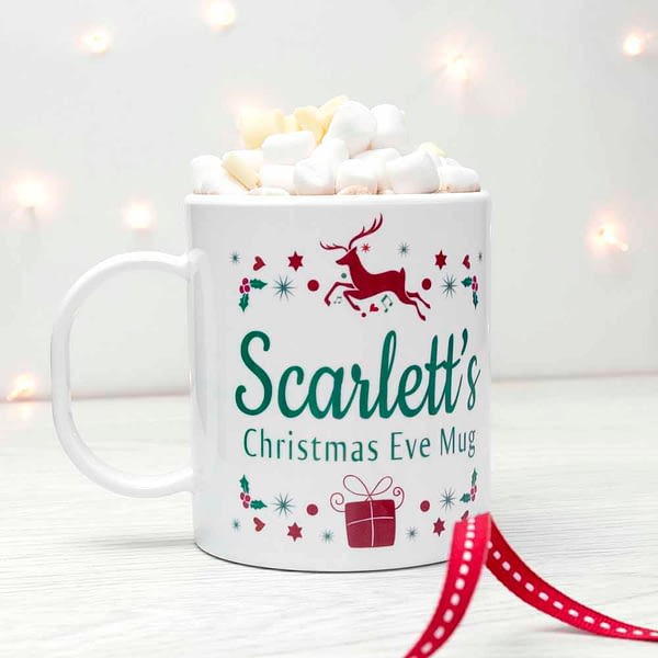 Personalised Children's Christmas Eve Mug