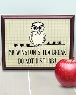 Personalised Teacher's Do Not Disturb Sign