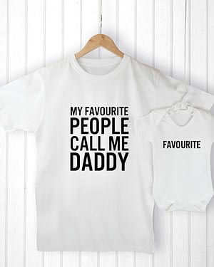 Personalised Daddy and Me Favourite People Set