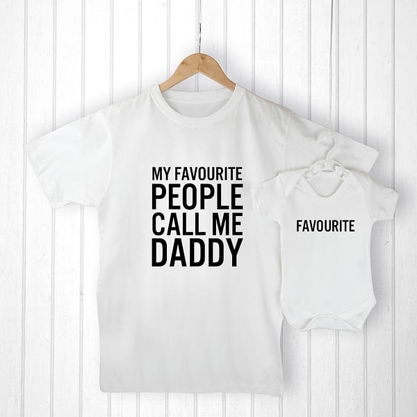 Personalised Daddy and Me Favourite People Set