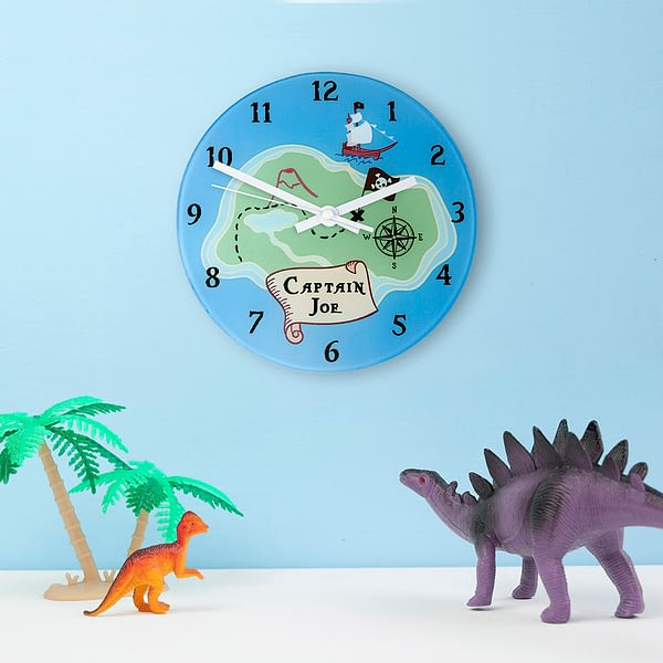 Arrrr! Personalised Pirate Wall Clock