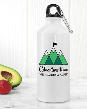 Personalised Adventure Time White Water Bottle