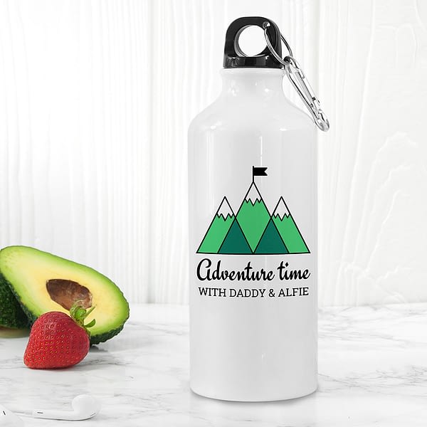 Personalised Adventure Time White Water Bottle