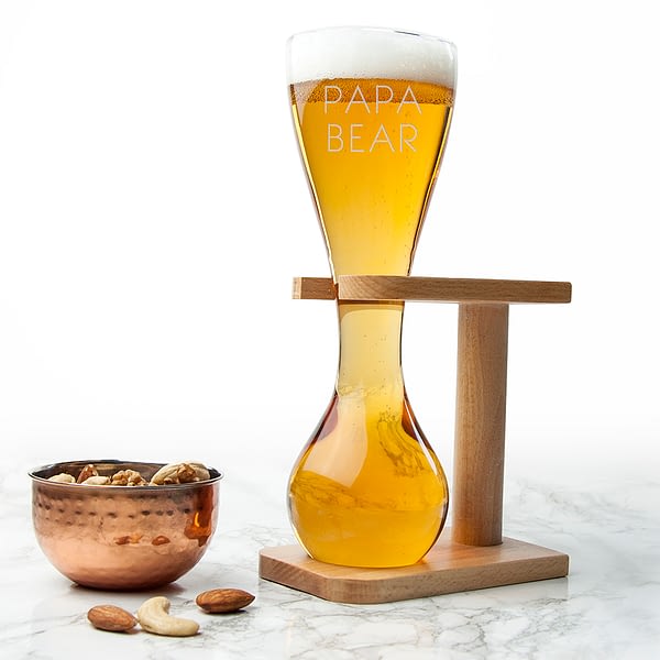 Personalised Quarter Yard Ale Glass