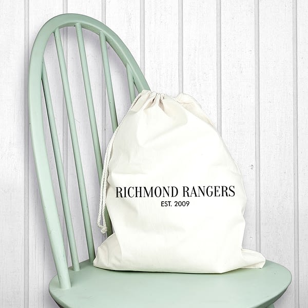 Personalised Cream Boot Bag