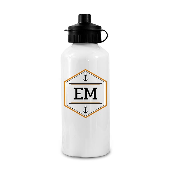 Personalised Iconic Pursuits White Water Bottle